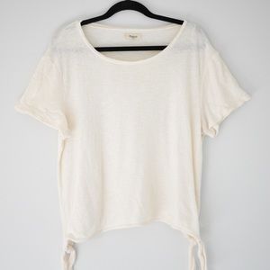 Cream Madewell Blouse